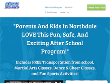 Tablet Screenshot of northdaleafterschool.com